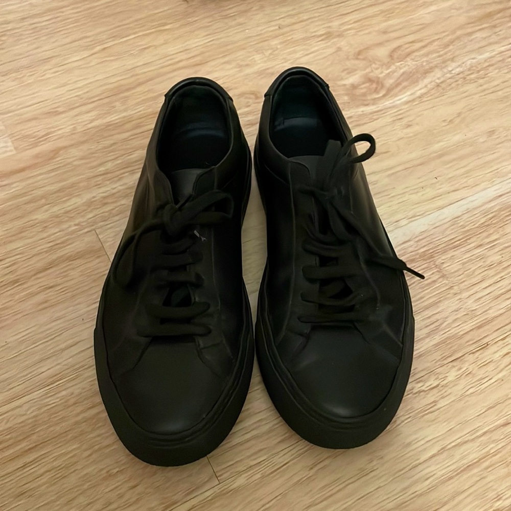 Common projects black sneakers